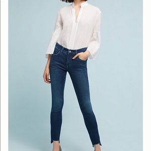 Pilcro Anthropologie mid rise skinny sz 28😍